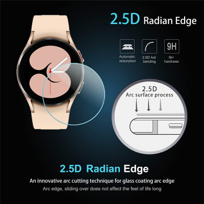   Скрийн протектор от закалено стъкло за Samsung Galaxy Watch 4 SM-R860 / Samsung Galaxy Watch 5 SM-R915F 44mm 